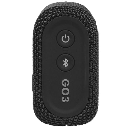 Go 3 Portable Waterproof Bluetooth Speaker - Black