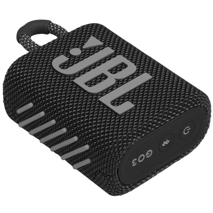 Go 3 Portable Waterproof Bluetooth Speaker - Black