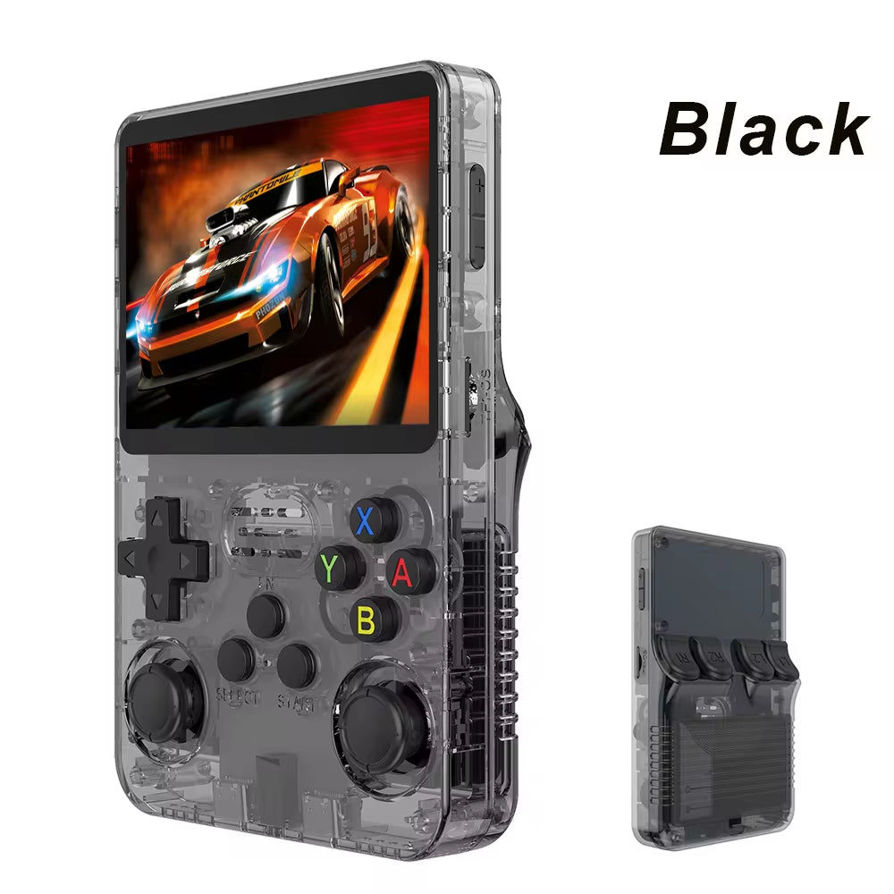 128GB R36S Retro Handheld Video Game Console with Linux System, 3.5-Inch IPS Screen, R35S Pro Portable Pocket Video Player, 64GB Preloaded Games